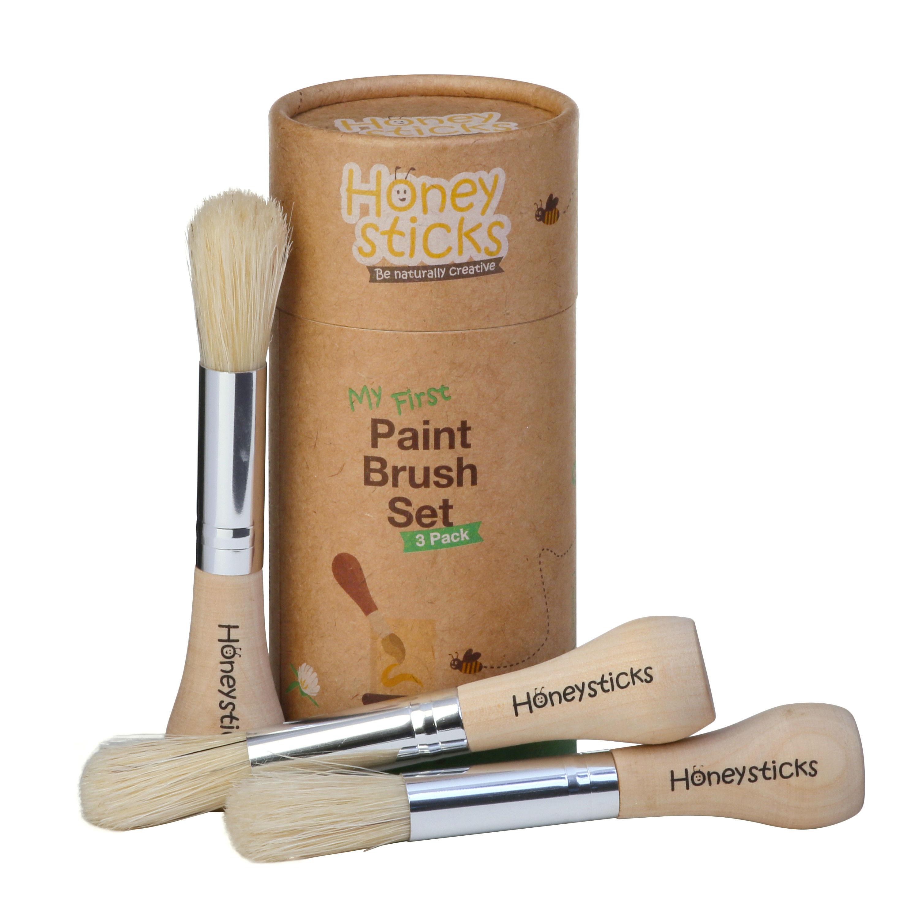 Honeysticks My First Paint Brush Set | Grove