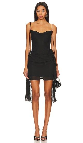 Greta Mini Dress in Black | Revolve Clothing (Global)