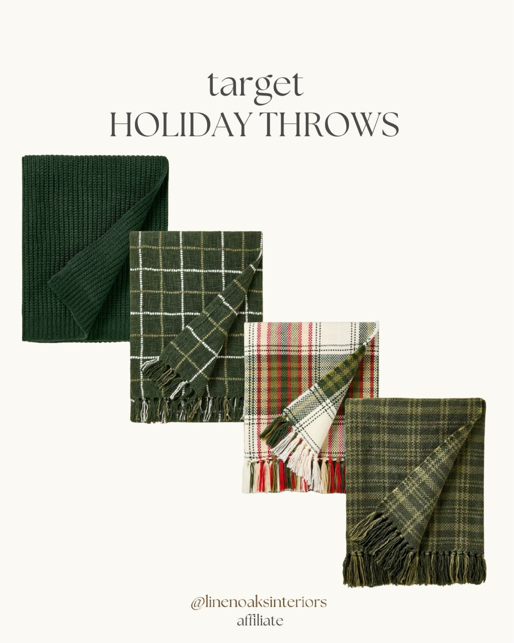 Holiday throws from hearth and hand! 