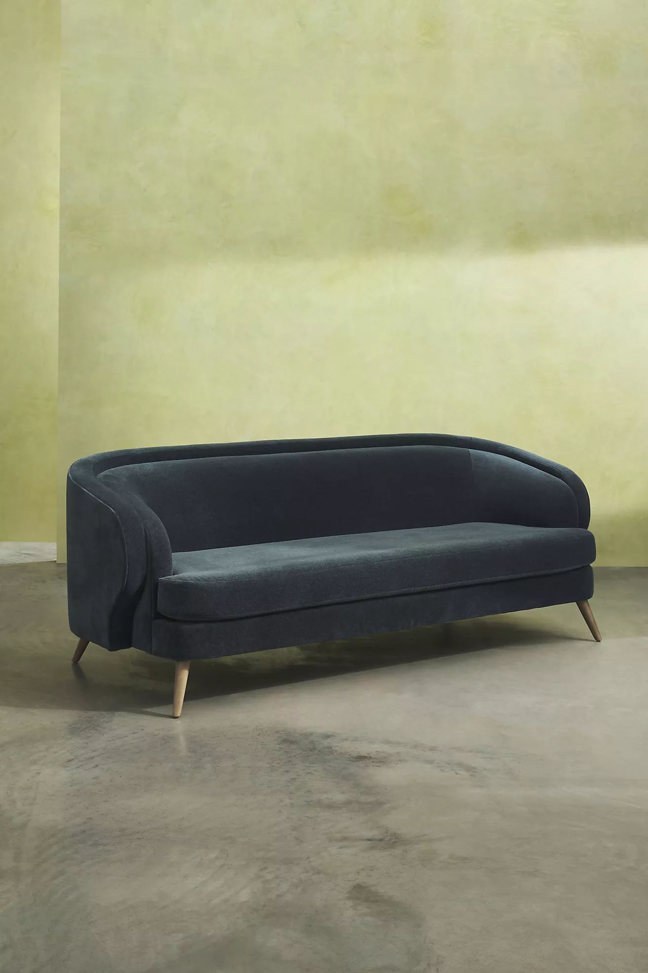 Lemieux et Cie Porto Performance Velvet Layers Sofa | Anthropologie (US)