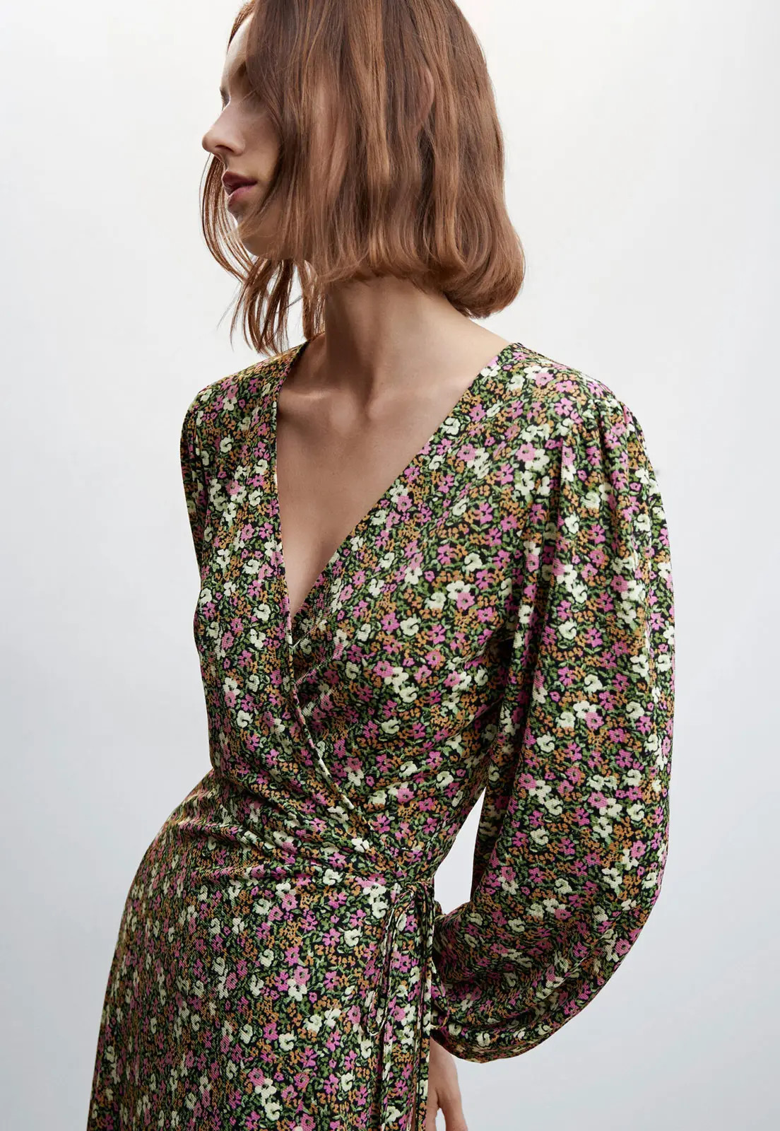 Vestido Mango Midi Floral Bege | Dafiti (BR)