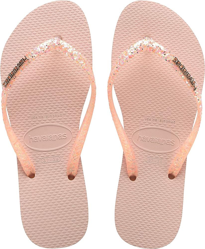 Havaianas Slim Glitter Flourish Flip-Flops | Amazon (US)