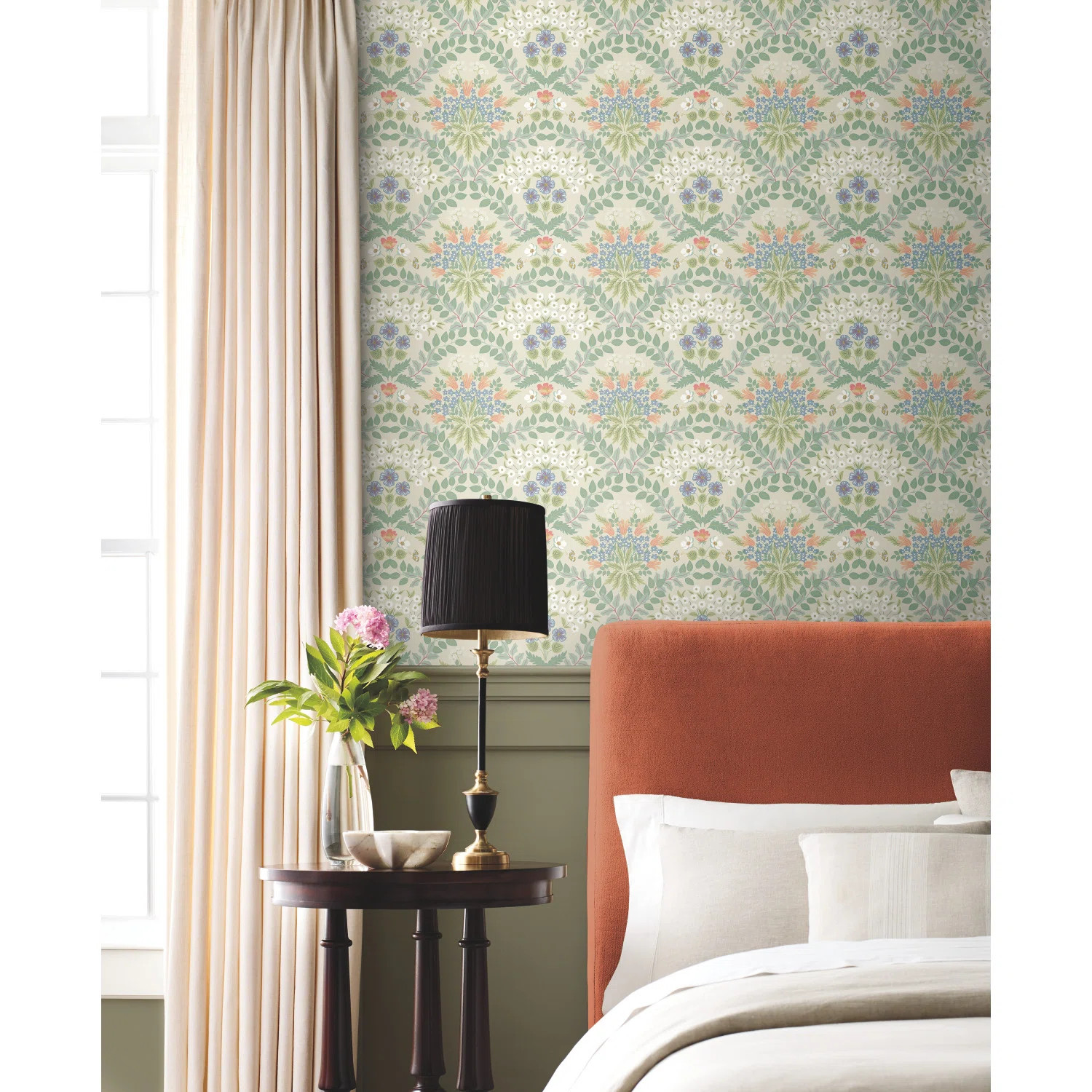 Rifle Paper Co. Bramble 27' L x 27" W Smooth Wallpaper Roll | Birch Lane