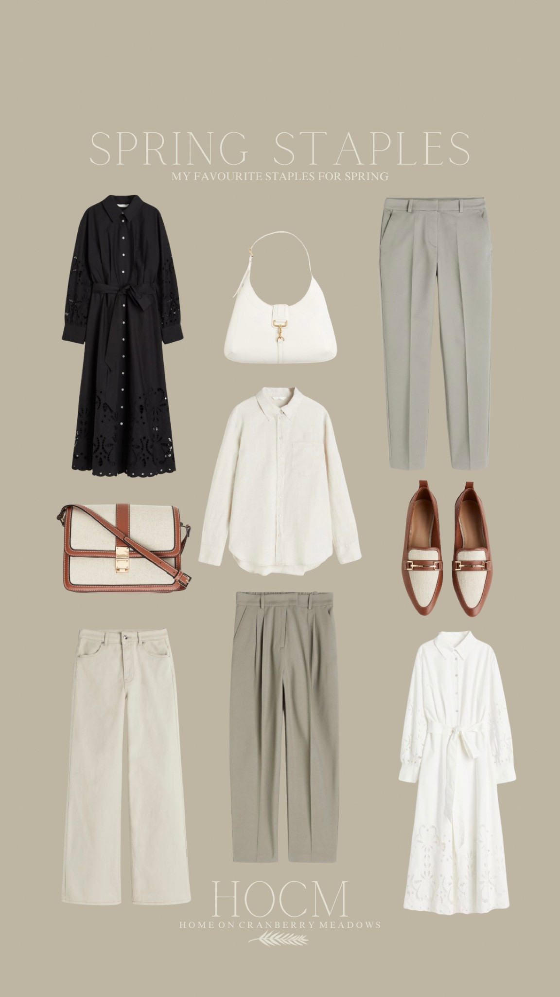 My favourite staples for spring from H&M. If you’re a member there’s currently 15% off on the app

#LTKSeasonal #LTKstyletip #LTKsalealert