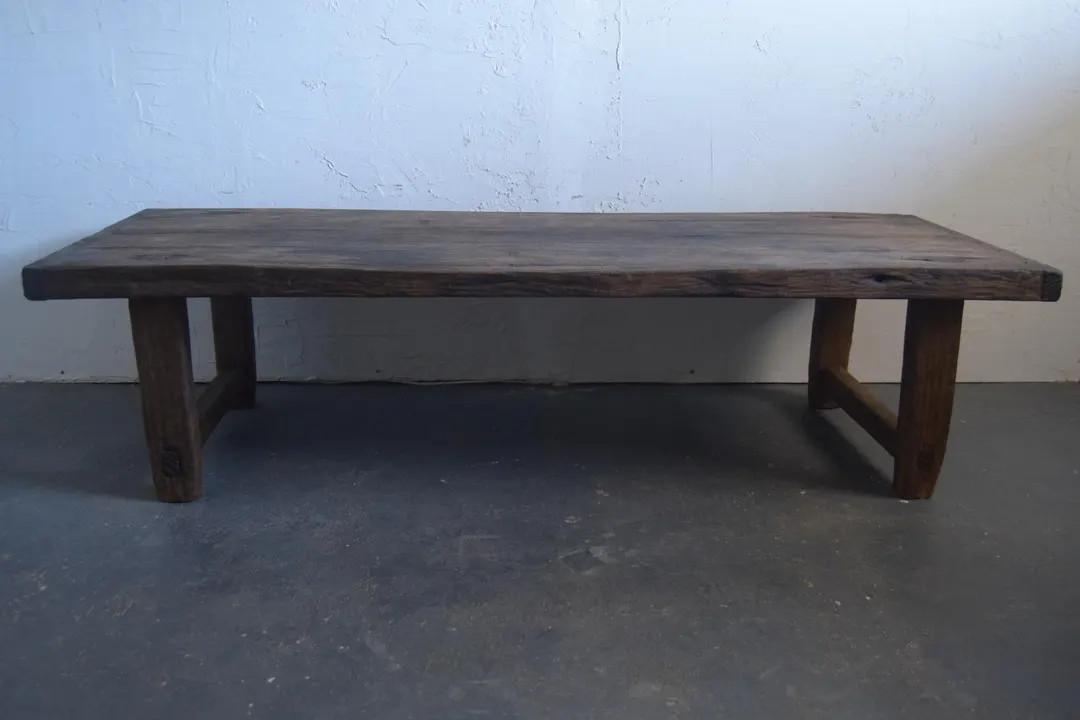 Solid Wood Coffee Table Distressed - Etsy | Etsy (US)