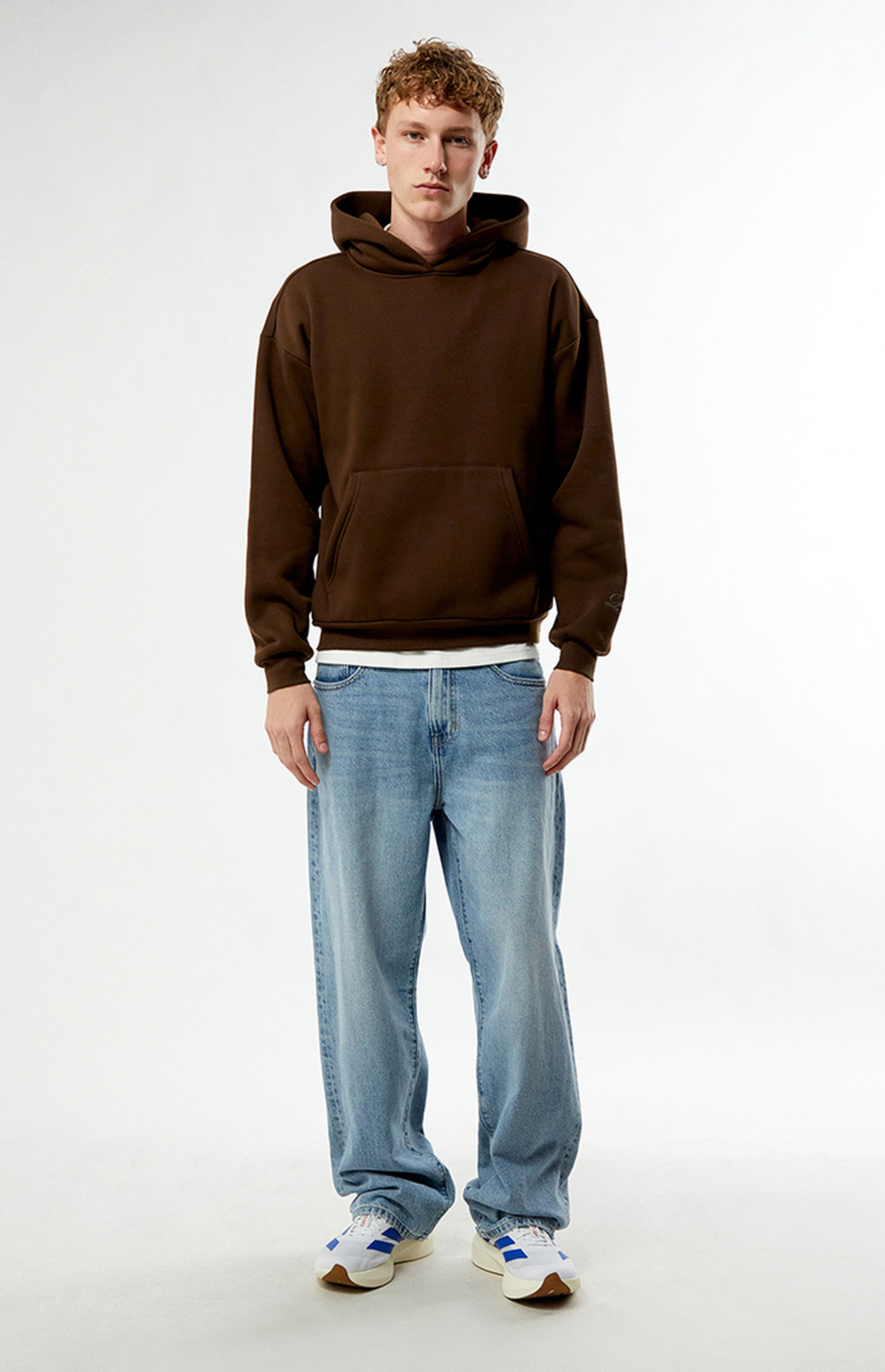 Pacsun Brown Solid Hoodie | PacSun