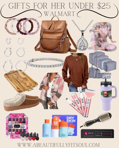 Gifts for her under $25. All prices were listed under $25 at the time of this posting . Some are sale items though so prices may change! Gifts for women, gift guide for her, giftguide, gift guide women, gift guide for mom, gifts for mom, Black Friday deals, Walmart finds. 

#LTKsalealert #LTKGiftGuide #LTKfindsunder50