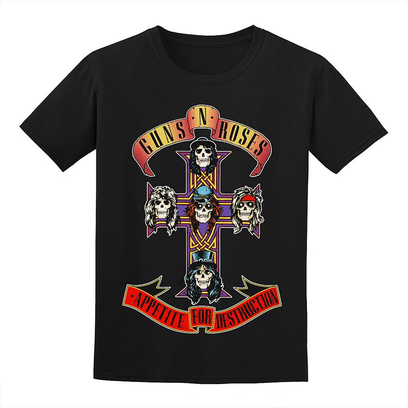 Men's Guns N' Roses Tee, Size: Small, Black | Kohl's