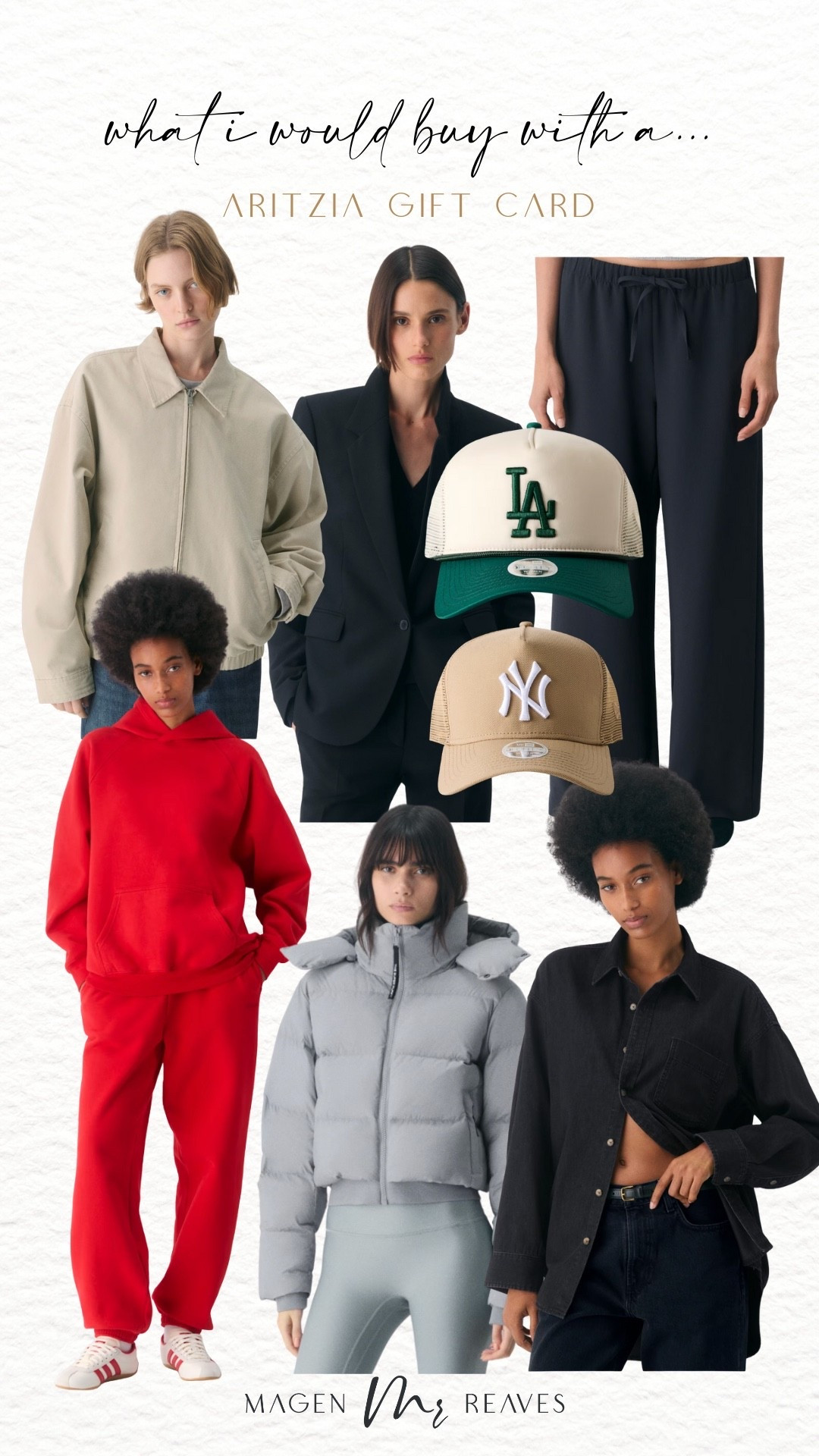 What I would buy with an Aritzia gift card!

Matching set, sweat set, puffer coat, winter fashion, blazer jacket 

#LTKPetite #LTKHoliday #LTKSeasonal