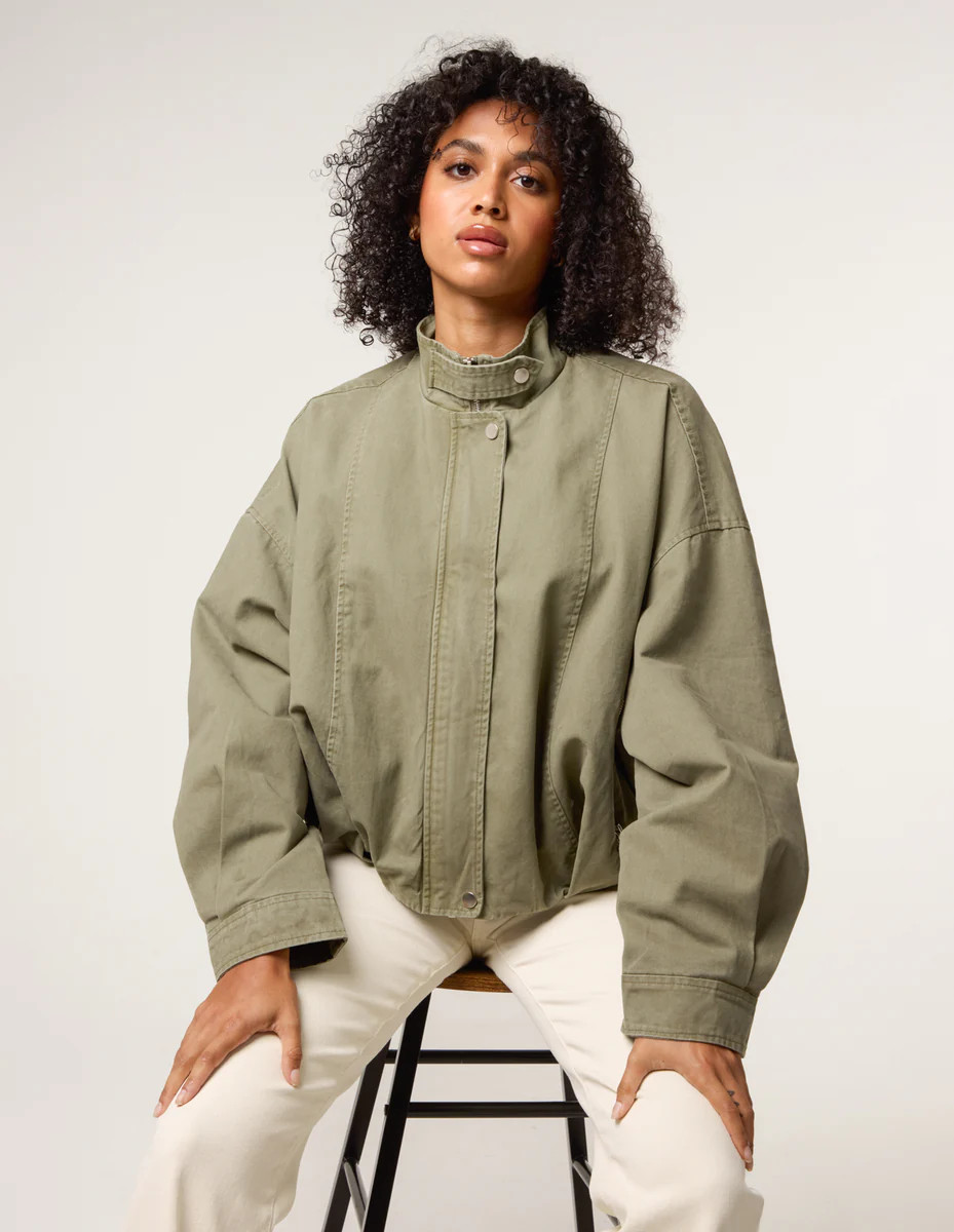 Khaki | Bomber Jacket | Blue Vanilla | Blue Vanilla