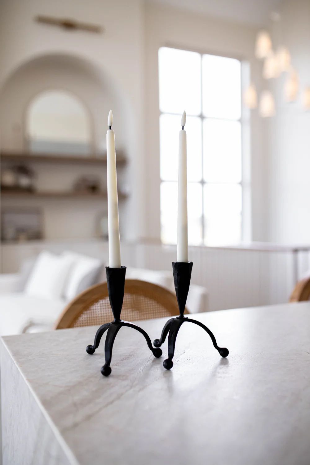 Iron Taper Candle Holder | Luxe B Co