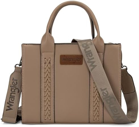 Wrangler Tote Bag for Women Designer Satchel Handbags Top-handle Purses with Strap | Amazon (US)