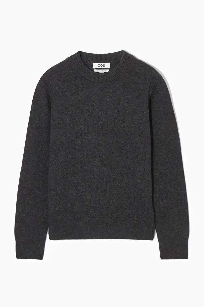 PURE CASHMERE SWEATER - BLACK - Knitwear - COS | COS (US)