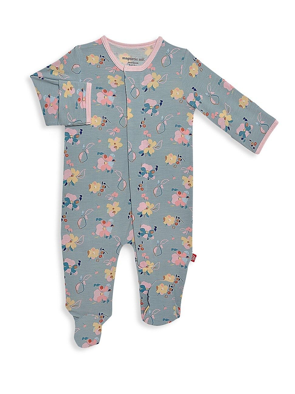 Baby Girl's Notting Hill Floral-Print Magnetic Footie | Saks Fifth Avenue