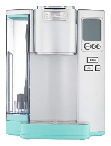 Cuisinart Coffee Maker, Single Serve 72-Ounce Reservoir Coffee Machine, Programmable Brewing & Hot Water Dispenser, Stainless Steel, Robins Egg Blue | Amazon (US)