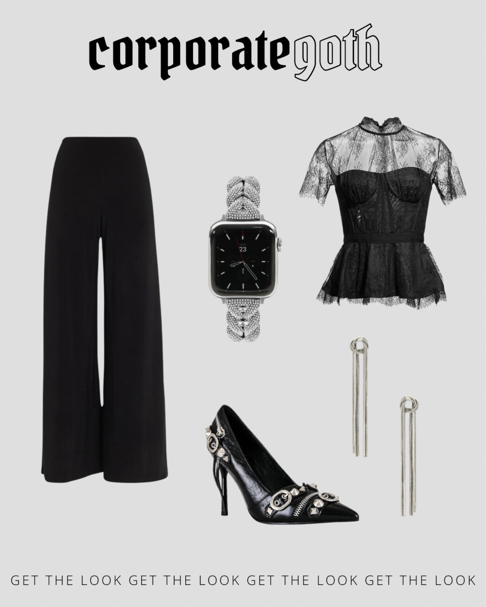All black - business casual 

#LTKWorkwear #LTKStyleTip #LTKShoeCrush