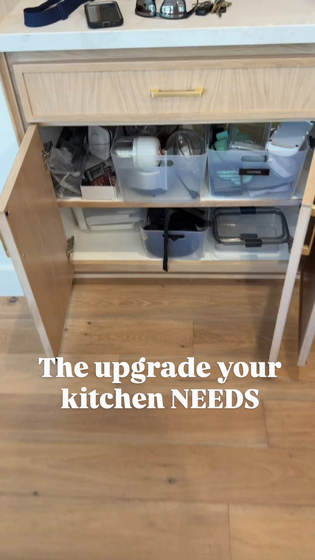 The kitchen upgrade I didn’t know I needed… 🤍 comment AMAZON and I’ll send you the details 

These adjustable pull-out cabinet drawers have completely changed how I organize my kitchen. No more digging to the back of deep cabinets or pulling everything out just to find one container.

✔️ Adjustable to fit different cabinet sizes
✔️ Smooth pull-out design for easy access
✔️ Perfect for lunch boxes, food storage containers, cookware, cleaning supplies, and so much more
✔️ Easy to install with no cabinet remodel required

It’s one of those simple Amazon finds that makes your kitchen feel so much more functional every single day.

If you’ve been trying to organize your cabinets, these are 100% worth adding to your cart!

Would these make the biggest difference in your kitchen? 👇

#amazonhome #amazonfinds #kitchenorganization #organizationideas #homeorganization