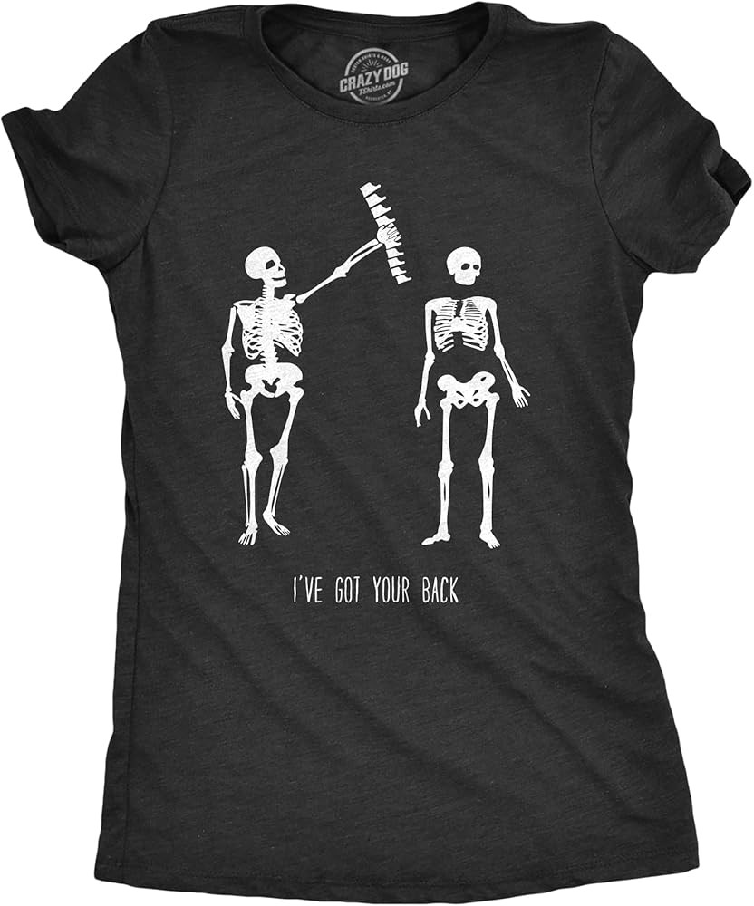 Funny Skeleton T Shirts for Women - Humerus Tees with Bone Tingling Jokes for Ladies | Amazon (US)
