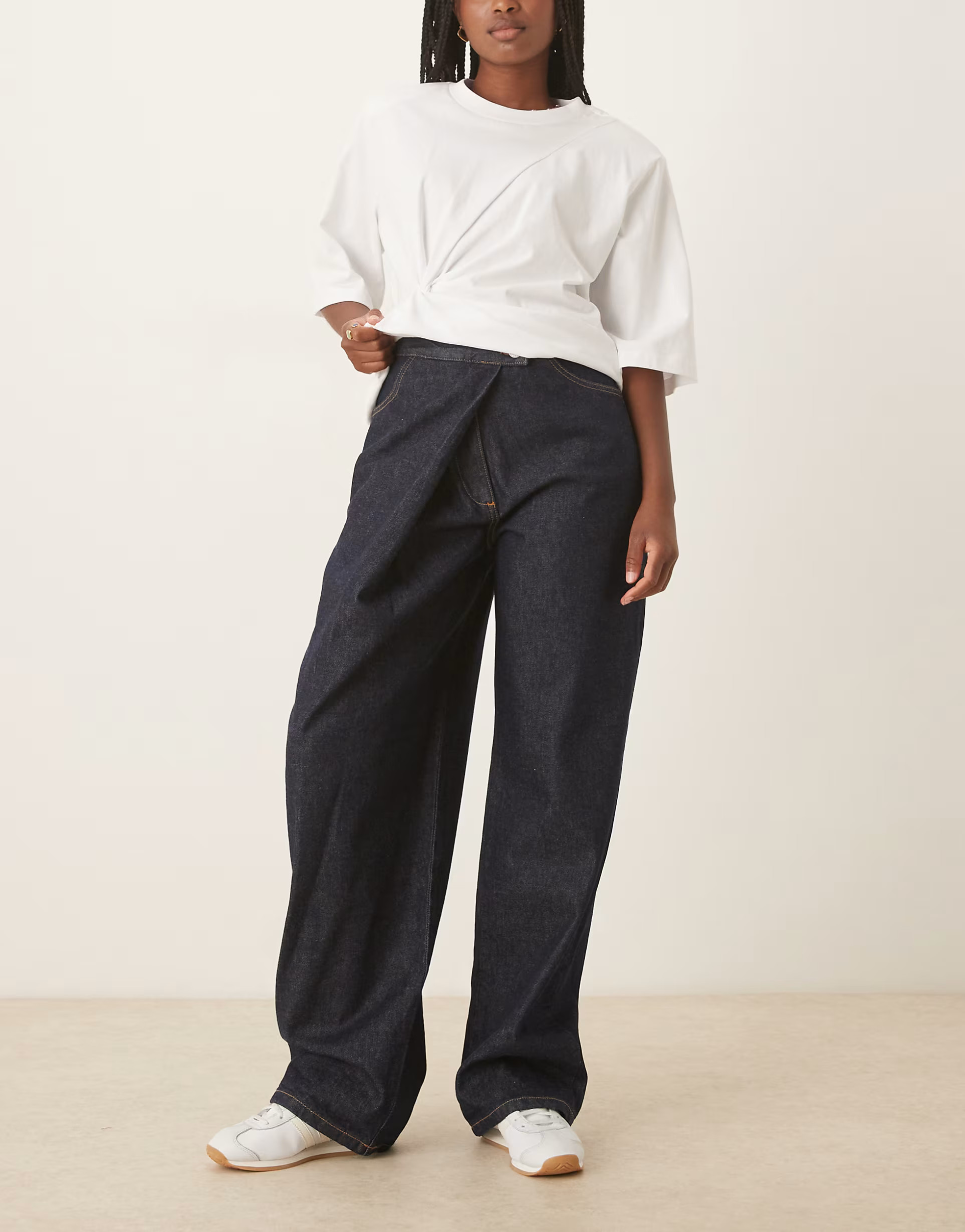 ASOS DESIGN denim wrap style jean in | ASOS (Global)