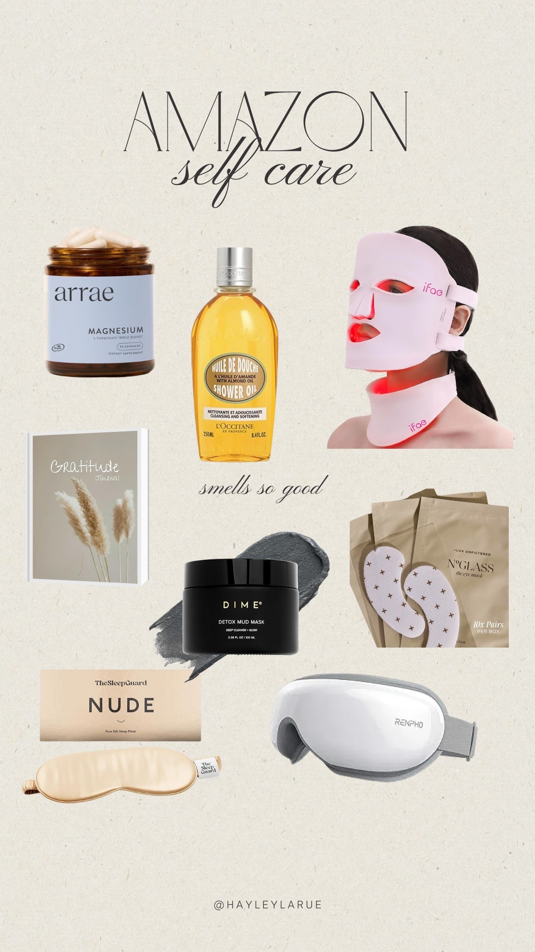 Amazon self care • wellness • red light therapy mask • undereye patches • gratitude journal • magnesium pills • self care supplements

#LTKBeauty