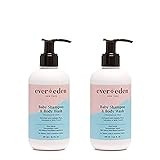 Evereden Baby Shampoo & Baby Wash - Fragrance Free Baby Soap - Tear Free, Shampoo with Plant-Based I | Amazon (US)