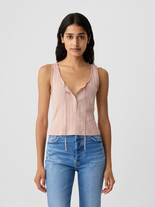 Gap × DÔEN Pointelle Tank Top | Gap (US)