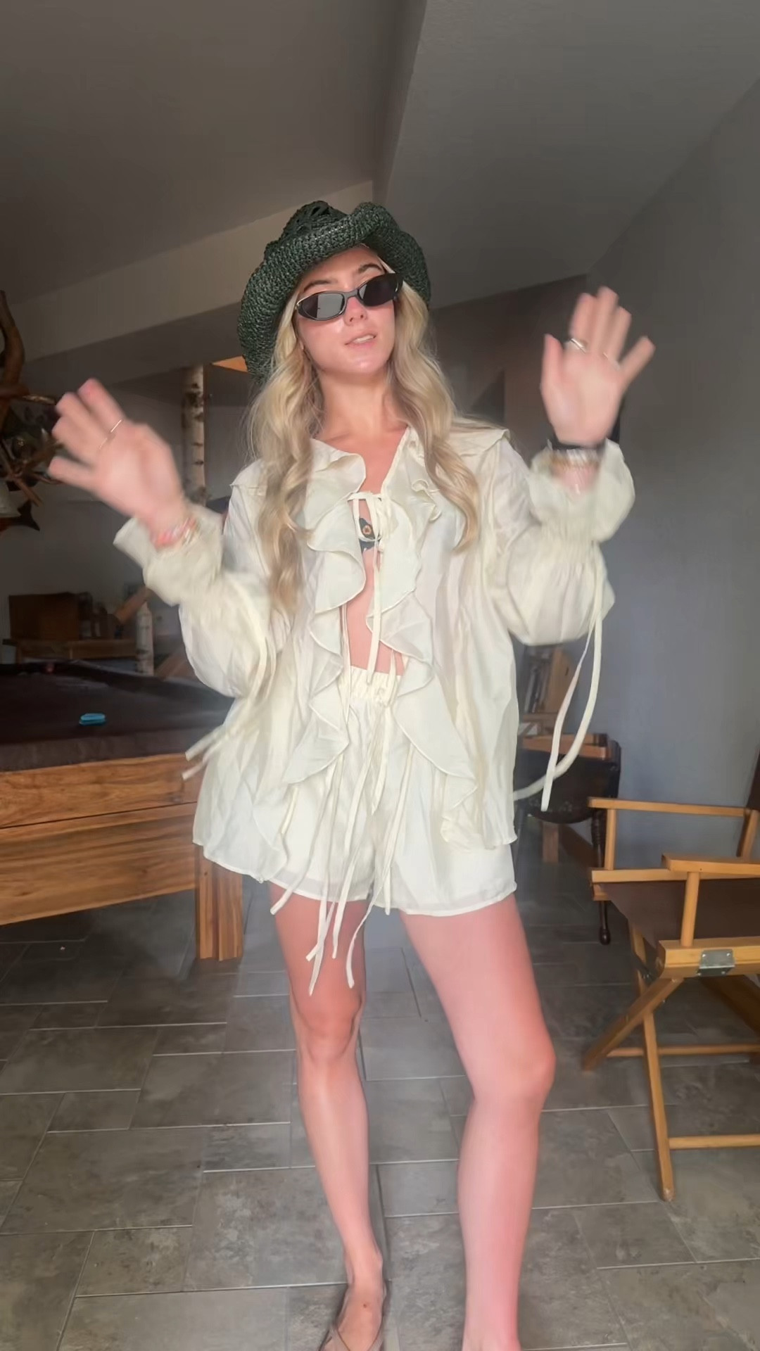 Today’s lake outfit my coverup I got from @Chicwish size xs and my bikini is from Agua Bendita size S (wish I had xs) and my hat is from amazon

#LTKootd #LTKSwim #LTKTravel