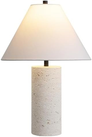 JONATHAN Y JYL1152A Kelsey 22.50" Modern Minimalist Travertine Column LED Table Lamp Bedroom, Liv... | Amazon (US)