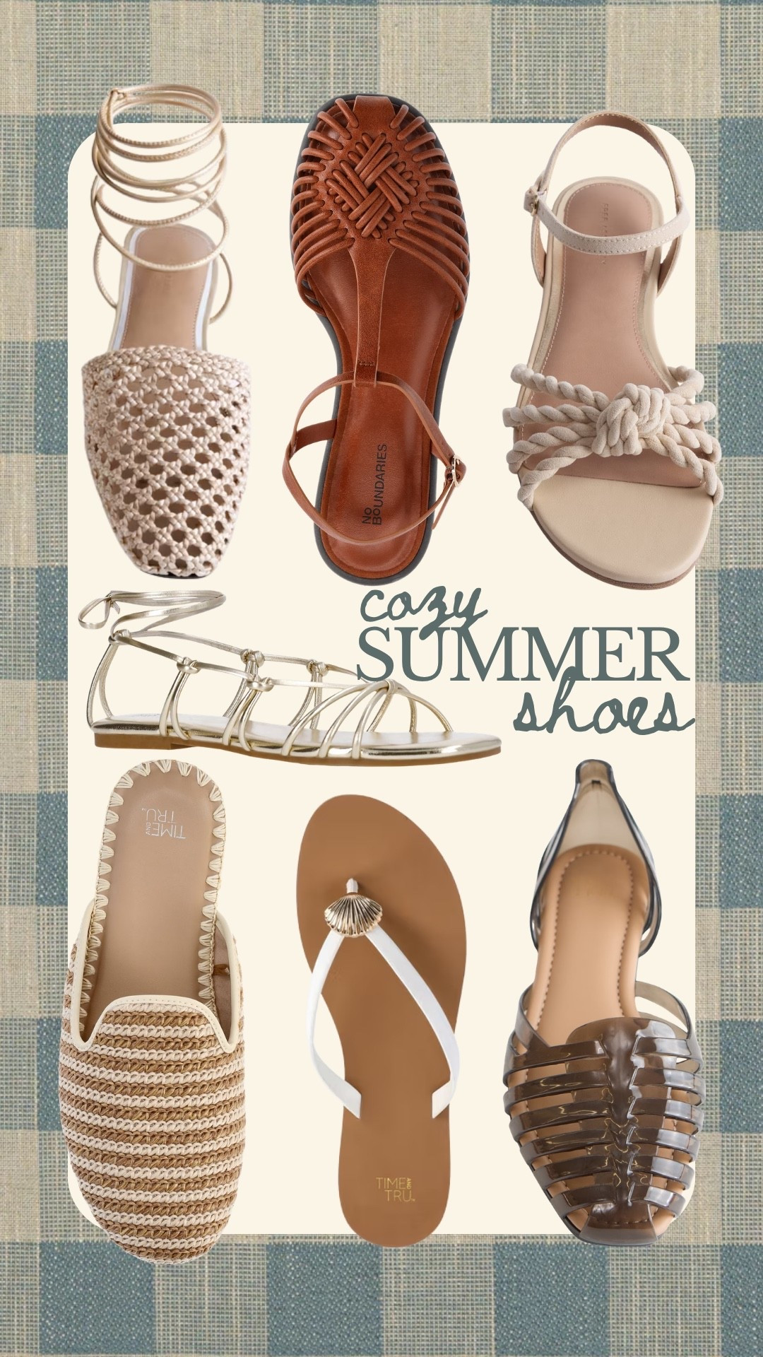 Cozy summer shoes from Walmart!!!