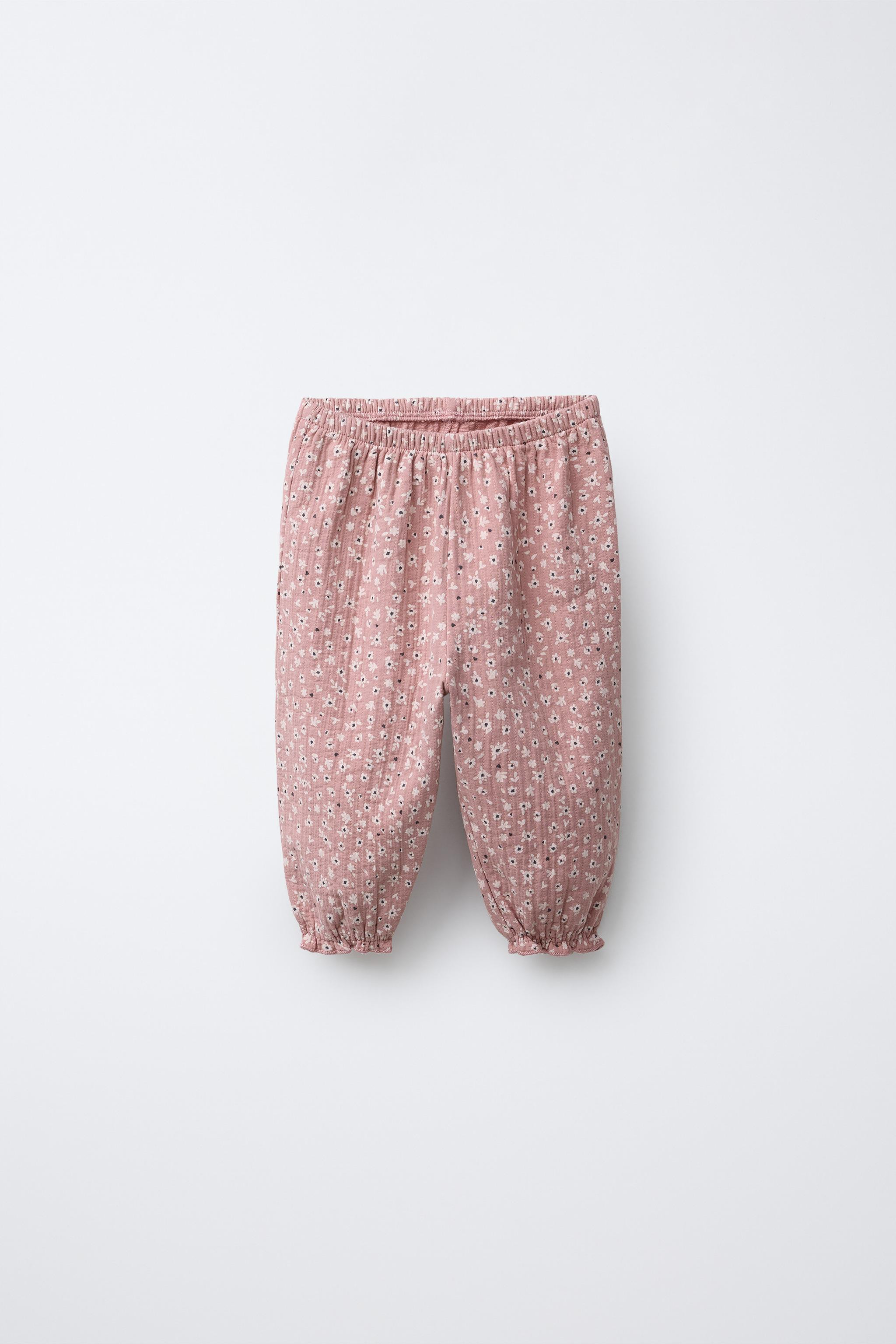 FLORAL PRINT JOGGER PANTS | Zara US