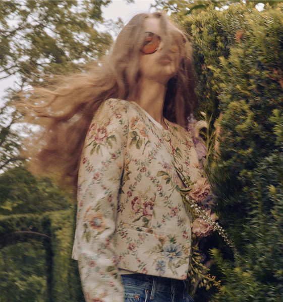 The Virginia Jacket - Tapestry Trellis Brocade | Hill House Home US