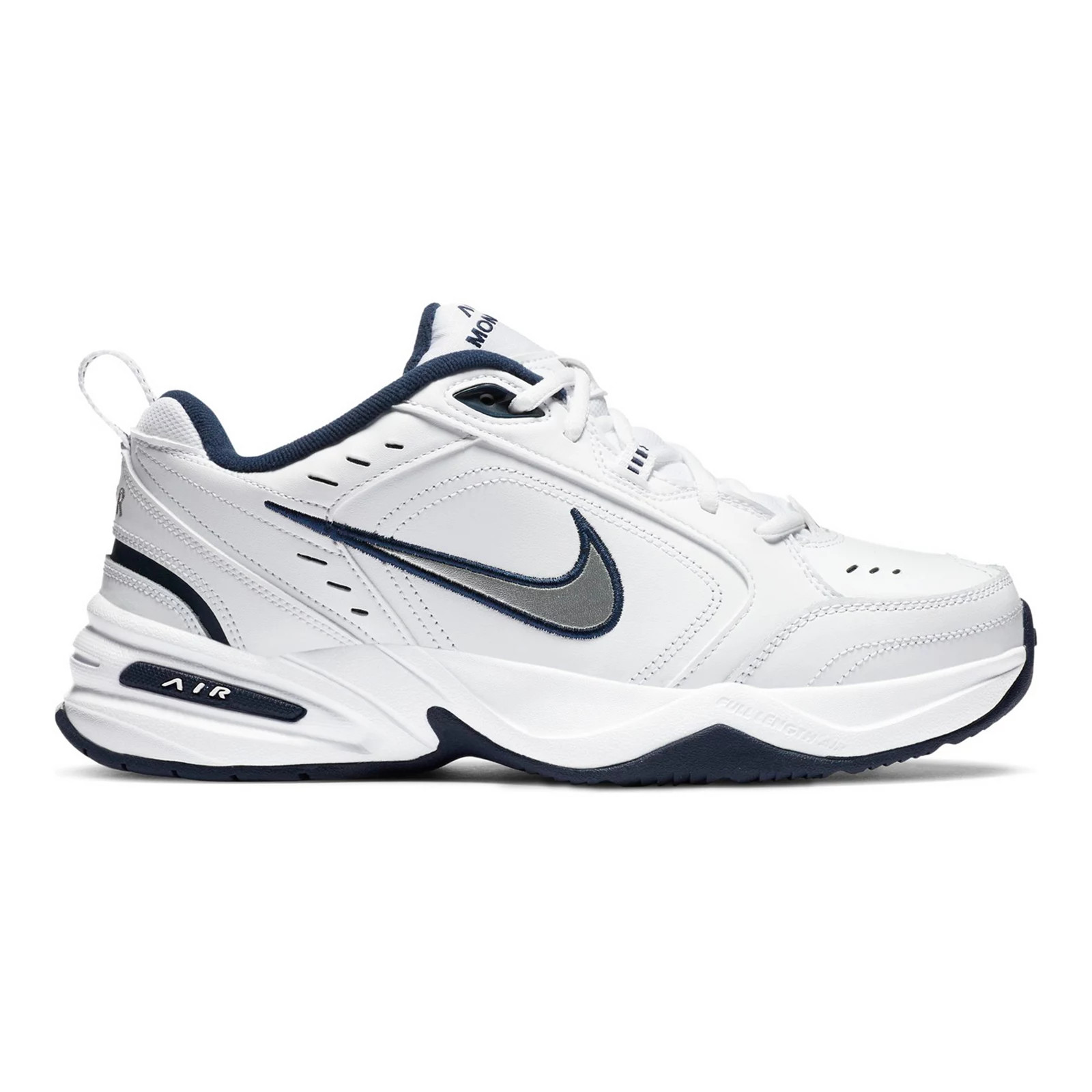 Nike Air Monarch IV Men's Cross-Training Shoes, Size: 10.5, White Navy | Kohl's