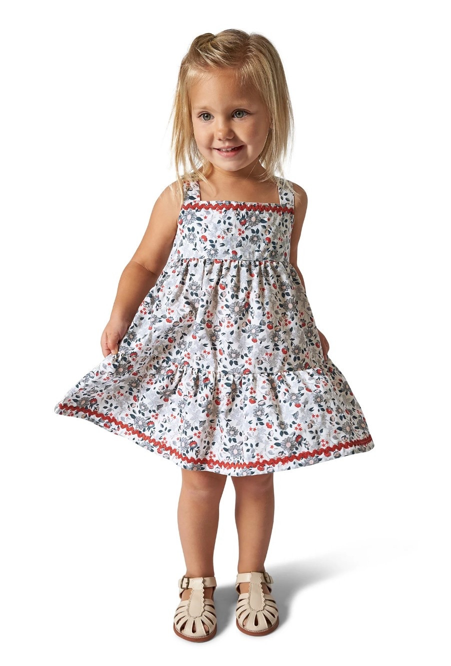BABY & TODDLER GIRL PATRIOTIC DRESS | I’m obsessed with this dress I got for Harper! So cute for Memorial Day, Fourth of July, or any other American red, white, and blue themed event. 

#LTKKids #LTKBaby #LTKSeasonal