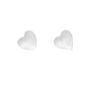 Brushed Bubble Heart Earring | Allie + Bess