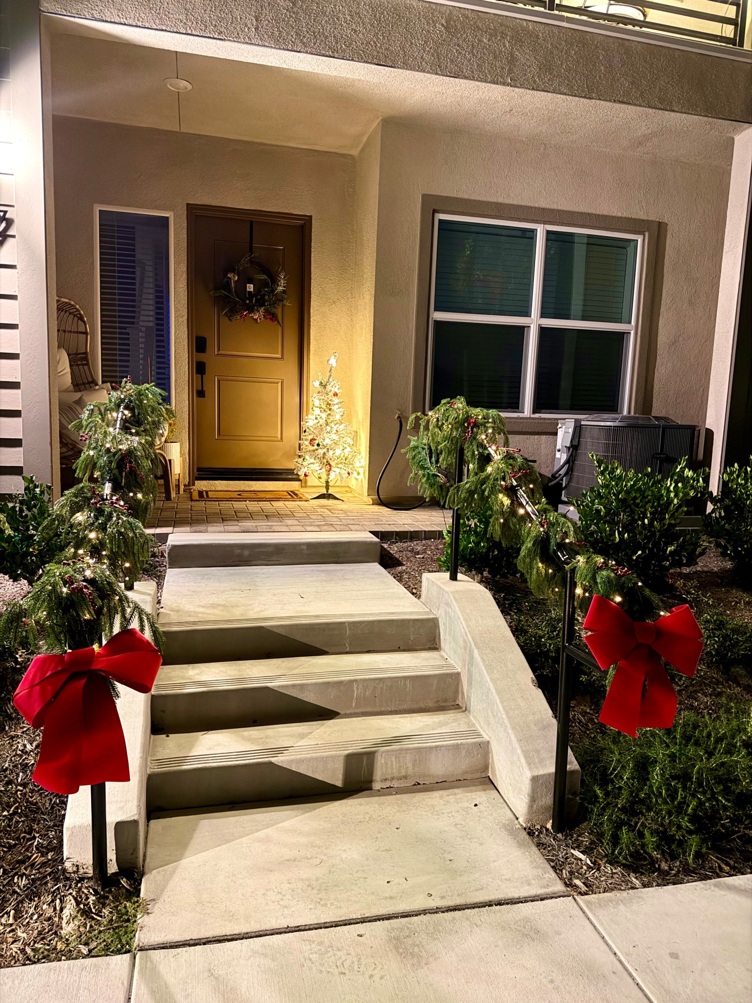 Christmas front door and porch decor is all set up! We just added the little tree and love it so much 💕 🎄 the flocked tree isn’t available online but the non flocked version is! Wreath is a couple years old from target but linked similar 

Christmas, Christmas decor, Amazon finds, Amazon Christmas, classic cheistmas, Ralph Lauren Christmas, seasonal decor, easy Christmas, holiday decor 

#LTKHoliday #LTKHome #LTKFindsUnder100