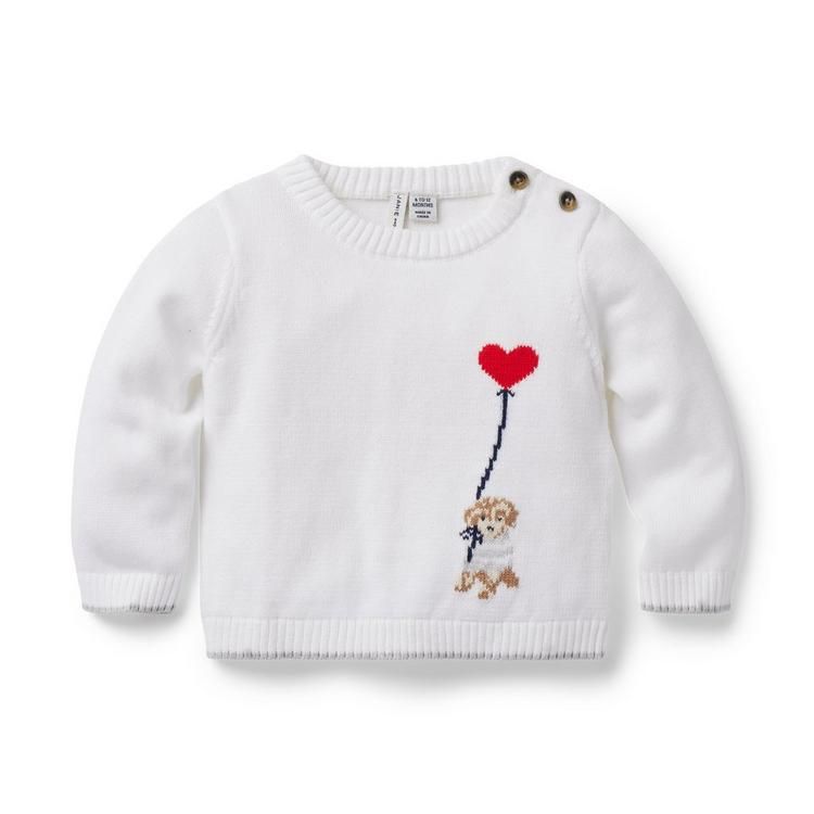 Baby Puppy Love Sweater | Janie and Jack