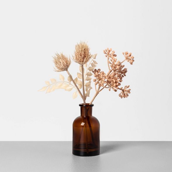 Faux Bleached Thistle & Sedum Arrangement - Hearth & Hand™ with Magnolia | Target