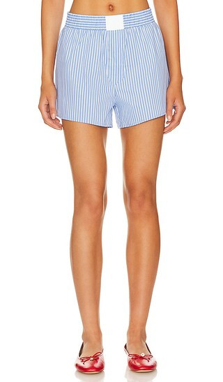 Cobain Shorts in Blue Stripe | Revolve Clothing (Global)