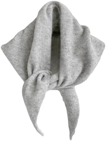 Knit Triangle Scarf for Women Knitted Head Scarf Y2k Bandana Fisherman Downtown Girl Aesthetic Ac... | Amazon (US)