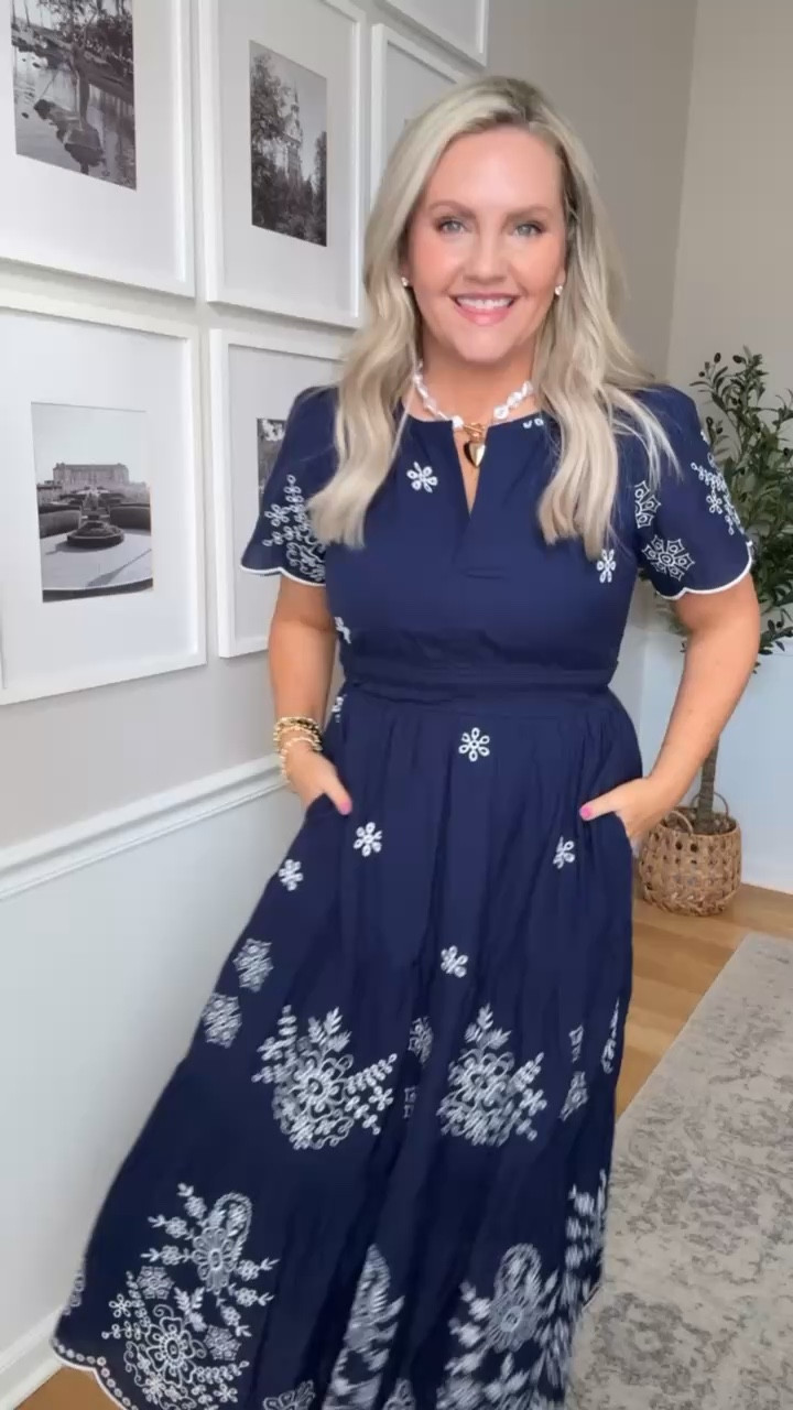 This blue embroidered dress is such an elevated spring find and gives that expensive, boutique look without the price tag! The detailing and fit make it feel put together and you can throw on for any event.💙

Lovelylifestyling, Amazon dress, spring dress, navy dress, church dress, brunch outfit, Easter outfit, elevated style, Amazon fashion, affordable spring dress

#LTKootd #LTKOver40 #LTKSeasonal