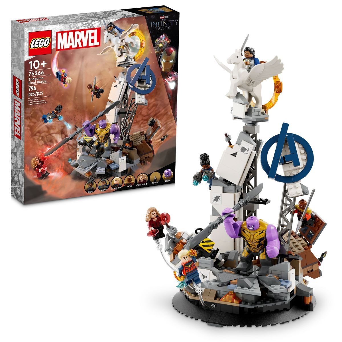LEGO Marvel Endgame Final Battle Avengers Collectible Display Set 76266 | Target