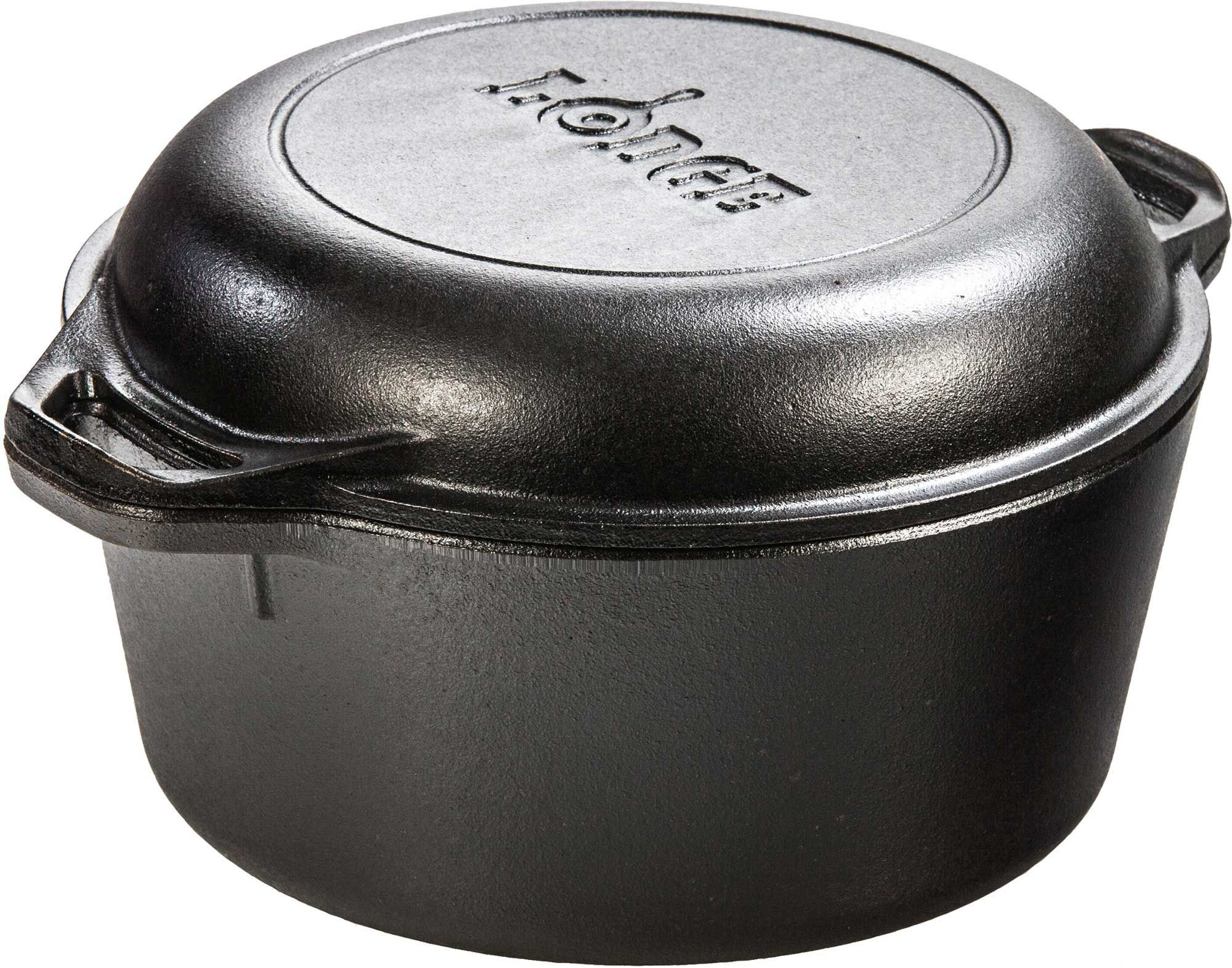 Lodge 5-Quart Cast Iron Double Dutch Oven, Wash | Dick's Sporting Goods
