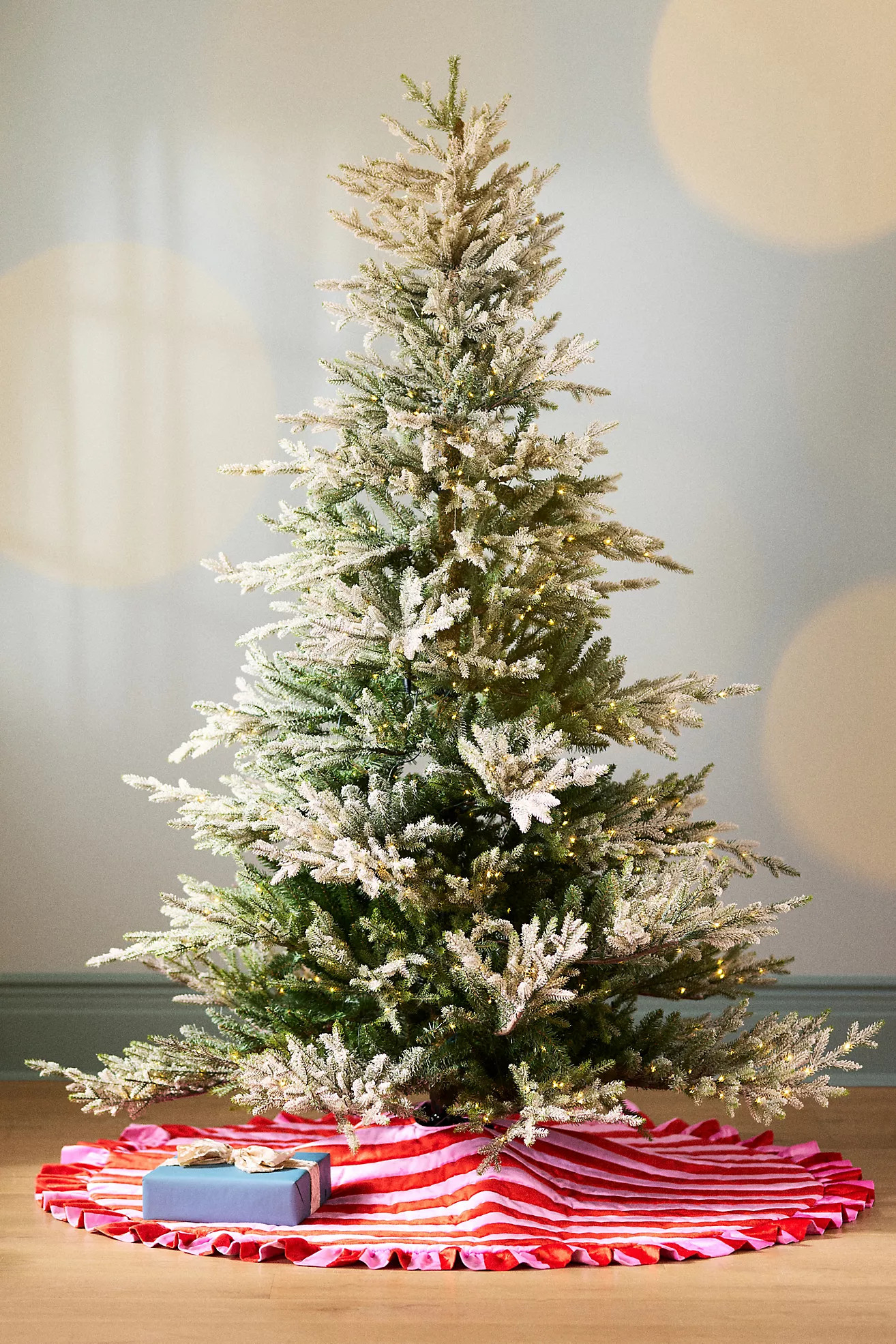 Ruffled Stripe Tree Skirt | Anthropologie (US)