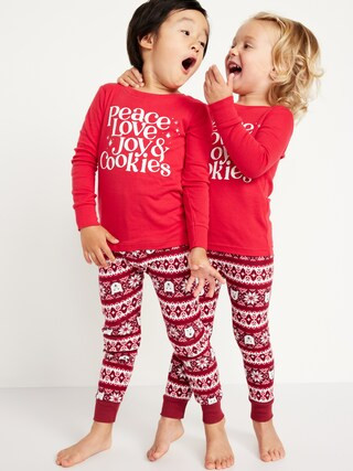 Unisex Snug-Fit Printed Pajama Set for Toddler &amp; Baby | Old Navy (US)