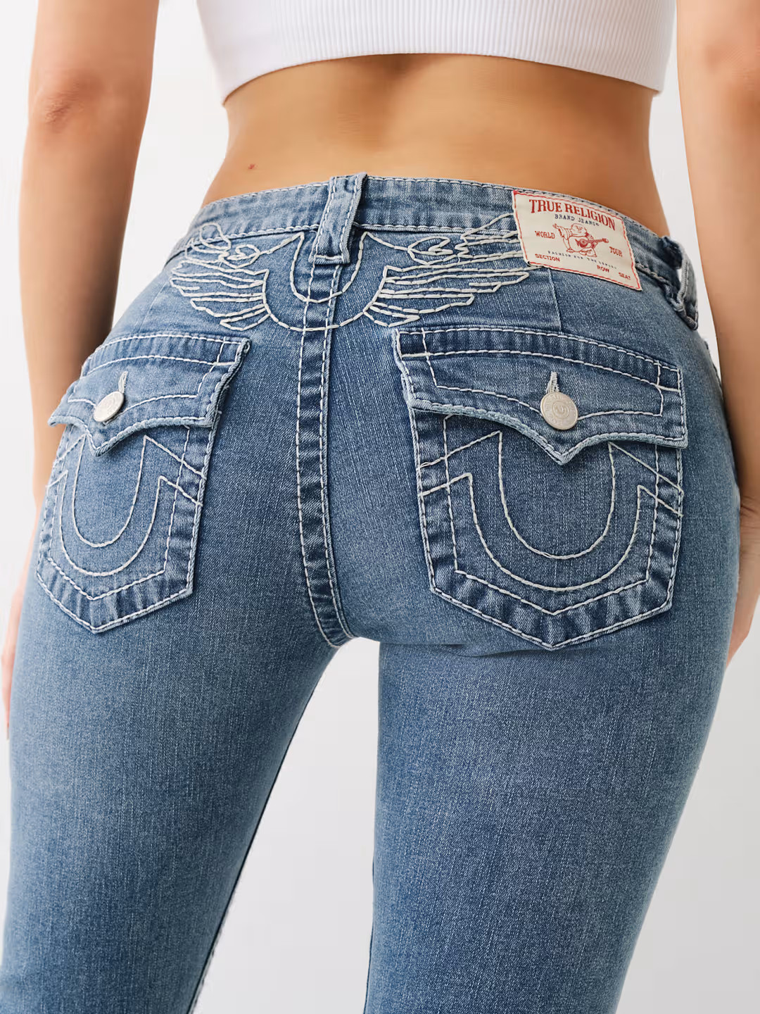 BIG T HORSESHOE WING FLARE JEAN | True Religion