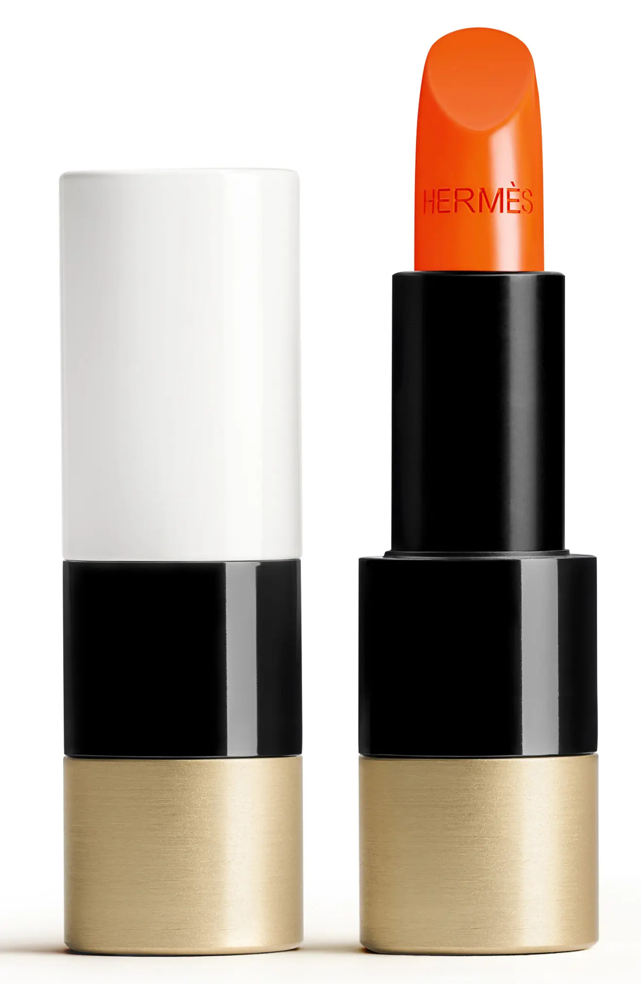 HERMES Rouge Hermes - Satin lipstick in 33 Orange Boite at Nordstrom | Nordstrom