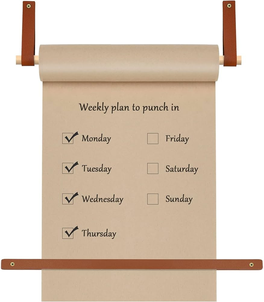 Kraft Paper Dispenser,11.8inch Butcher Paper Holder,Includes 30 Meter Long Brown Paper Roll,Rolle... | Amazon (US)