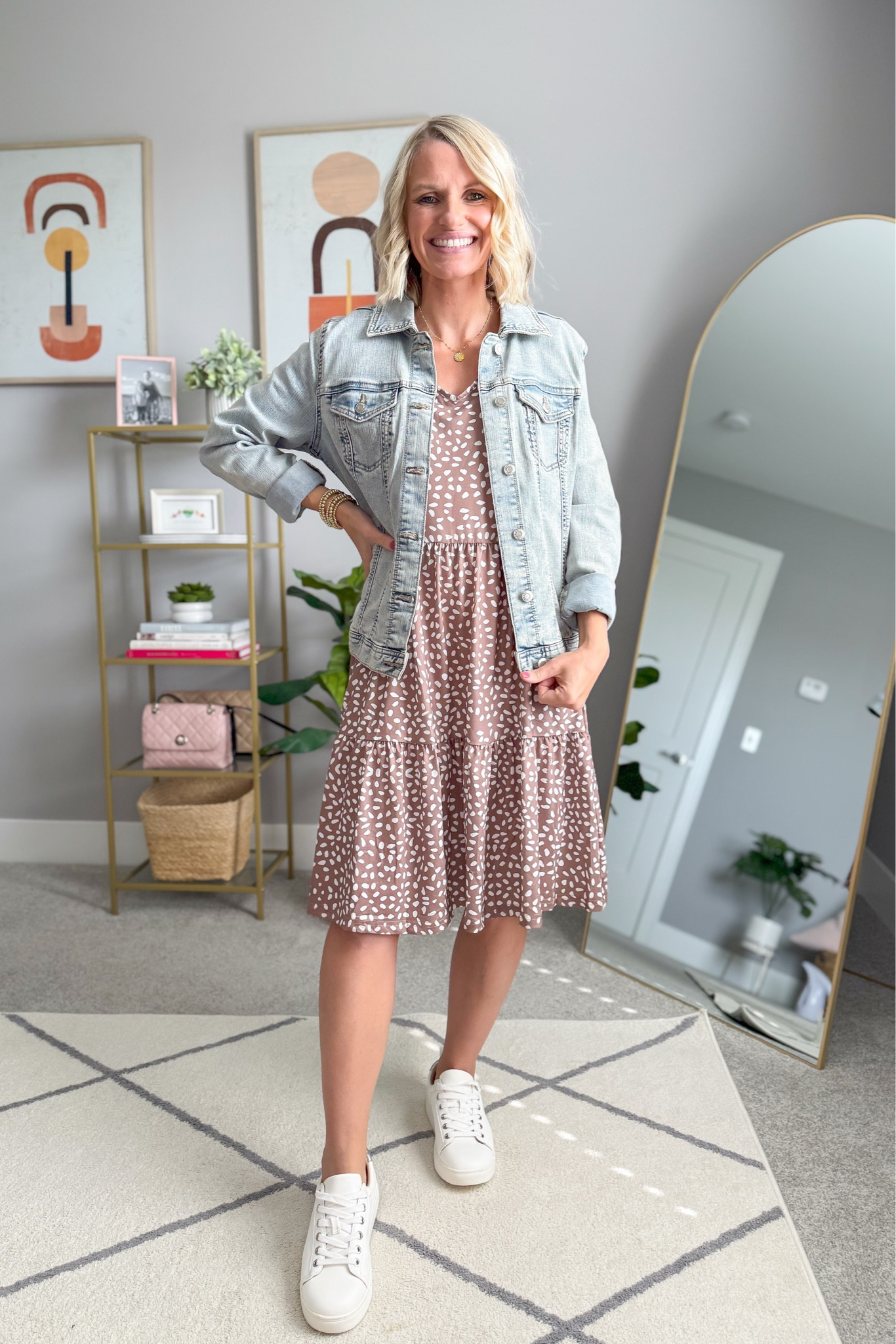 Styling an Amazon dresses styled with a denim jacket! Dress- small || Denim jacket- linked similar 

#LTKOver40 #LTKStyleTip #LTKFindsUnder100