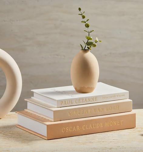 Aesthetic Decorative Books - Coffee Table Books Decor - Faux Decor Book Storage Box for Decoration - Set of 3 Linen Fake Book for Home Table Decor - Bedside Tables Decors - Home Room Bookshelf Decors | Amazon (US)