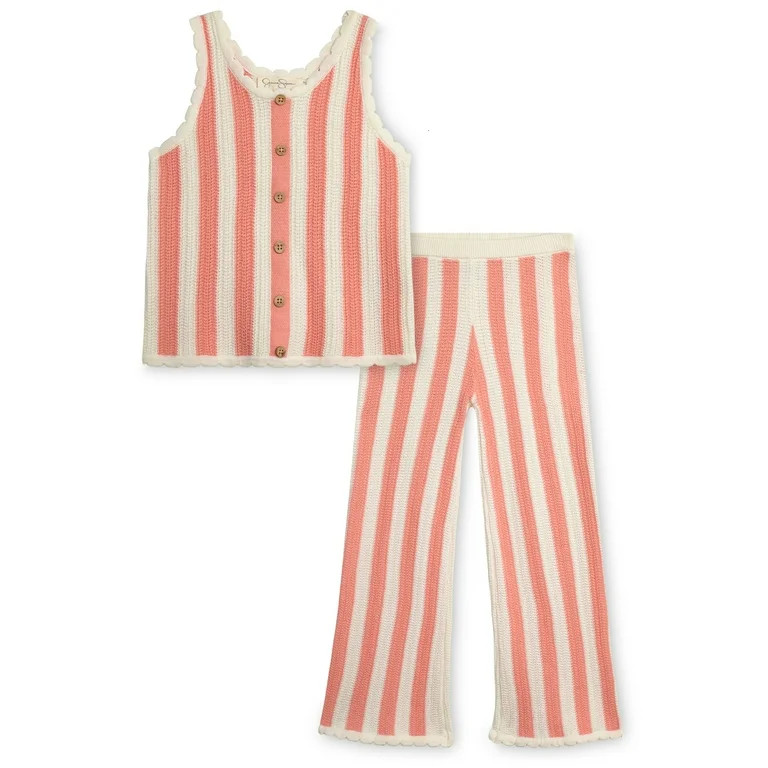 Jessica Simpson Girls' Crochet Pant Set, Sizes 4-12 - Walmart.com | Walmart (US)